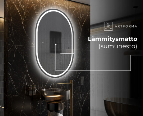 Pystysuora LED-valaistus Custom Mirror Kylpyhuoneen valaistus L231 #8