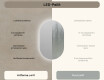 LED-valaistus Custom Mirror Kylpyhuoneen valaistus 50x80cm kylmän sävyinen LED-valo 7000K, lämmin valo 3000K tai neutraali valo 4500K #6