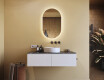 LED-valaistus Custom Mirror Kylpyhuoneen valaistus 50x80cm kylmän sävyinen LED-valo 7000K, lämmin valo 3000K tai neutraali valo 4500K #8