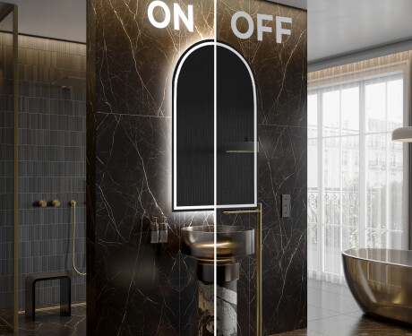 Epäsäännöllisen muotoinen LED-kylpyhuonepeili Y223 #3