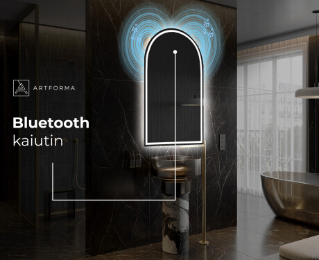 Epäsäännöllisen muotoinen LED-kylpyhuonepeili Y223 #5