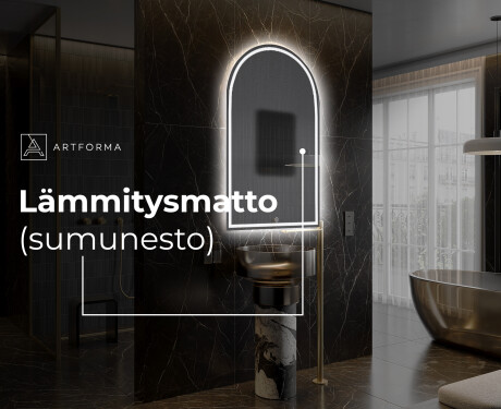 Epäsäännöllisen muotoinen LED-kylpyhuonepeili Y223 #8