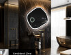 Epäsäännöllisen muotoinen LED-kylpyhuonepeili R222 #3