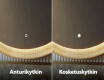 Koristepeili tammikehyksessä LED-valaistuksella #8