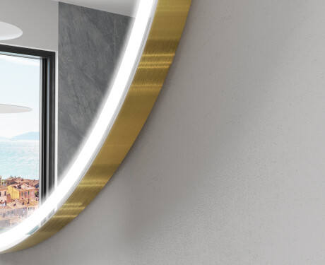 Epäsäännöllinen peili kylpyhuoneen LED SMART C222 Google #5