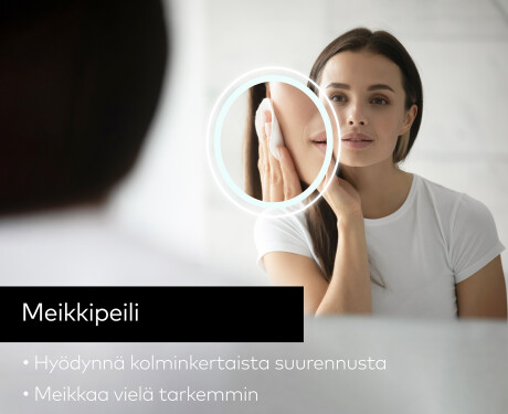 Epäsäännöllinen peili kylpyhuoneen LED SMART C222 Google #9