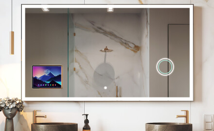 Älykäs LED-kylpyhuonepeili Displine Apple L01 -kehyksellä