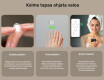 Älykäs suorakaiteen muotoinen LED-kylpyhuonepeili iPad Displine L02 Apple -kehyksellä #5