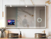 Suorakaiteen muotoinen älykäs LED Apple -peili Displine L49 -kehyksellä