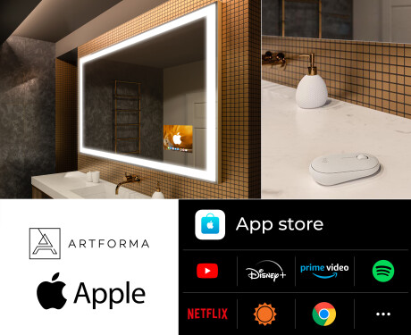 Peili kylpyhuoneen LED SMART L01 Apple #2