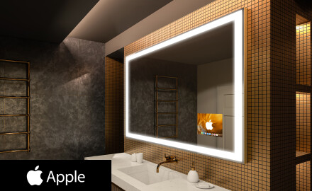 Peili kylpyhuoneen LED SMART L01 Apple