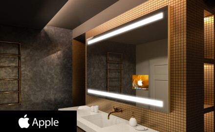 Peili kylpyhuoneen LED SMART L09 Apple