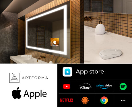 Peili kylpyhuoneen LED SMART  L15 Apple #2