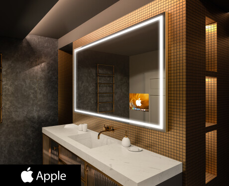 Peili kylpyhuoneen LED SMART L49 Apple