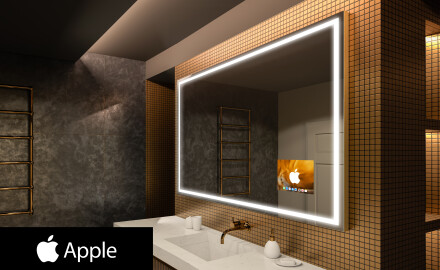 Peili kylpyhuoneen LED SMART L49 Apple