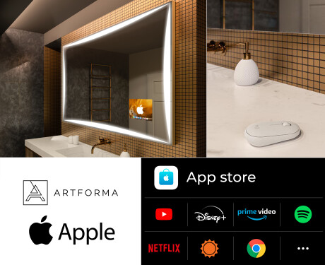 Peili kylpyhuoneen LED SMART L77 Apple #2