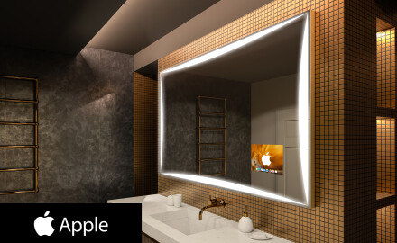 Peili kylpyhuoneen LED SMART L77 Apple