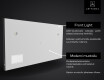 Peili kylpyhuoneen LED SMART L126 Apple #5