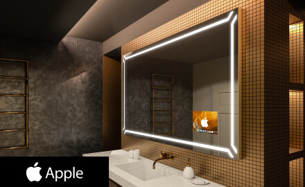 Peili kylpyhuoneen LED SMART L129 Apple