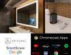SMART Kylpyhuoneen Peili Led-valoilla L01 Google-sarja #4