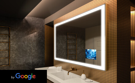 SMART Kylpyhuoneen Peili Led-valoilla L01 Google-sarja