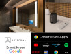 SMART Kylpyhuoneen Peili Led-valoilla L02 Google-sarja #4