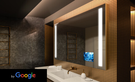 SMART Kylpyhuoneen Peili Led-valoilla L02 Google-sarja