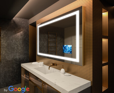 SMART Kylpyhuoneen Peili Led-valoilla L15 Google-sarja