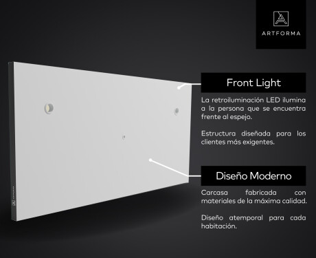 SMART Kylpyhuoneen Peili Led-valoilla L15 Google-sarja #11