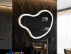 Epäsäännöllinen peili kylpyhuoneen LED SMART N222 Google
