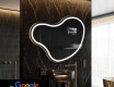 Epäsäännöllinen peili kylpyhuoneen LED SMART N223 Google