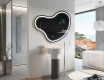 Epäsäännöllinen peili kylpyhuoneen LED SMART N223 Google #9