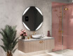 Pyöreä peili kylpyhuoneen LED SMART L114 Apple #11