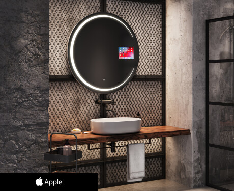 Pyöreä peili kylpyhuoneen LED SMART L156 Apple #1
