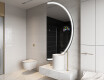 Puolipyöreä peili kylpyhuoneen LED SMART A223 Google #9