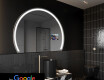 Puolipyöreä peili kylpyhuoneen LED SMART W223 Google