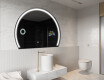 Puolipyöreä peili kylpyhuoneen LED SMART W223 Google #10