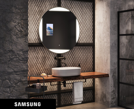 Pyöreä peili kylpyhuoneen LED SMART L116 Samsung