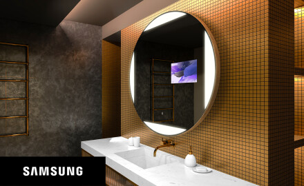 Pyöreä peili kylpyhuoneen LED SMART L116 Samsung