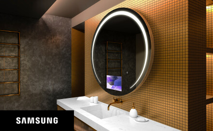 Pyöreä peili kylpyhuoneen LED SMART L153 Samsung