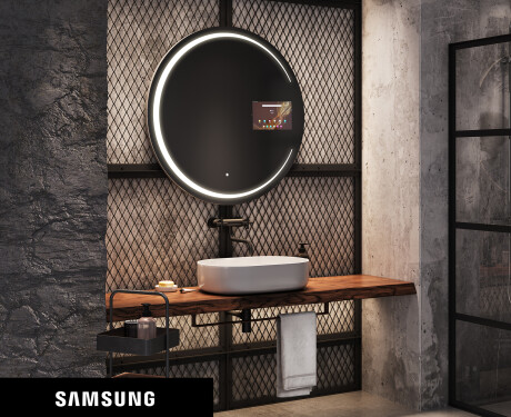 Pyöreä peili kylpyhuoneen LED SMART L156 Samsung