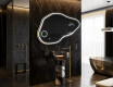 Epäsäännöllinen peili kylpyhuoneen LED SMART P223 Google #8