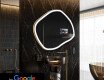 Epäsäännöllinen peili kylpyhuoneen LED SMART R222 Google
