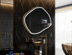 Epäsäännöllinen peili kylpyhuoneen LED SMART R223 Google