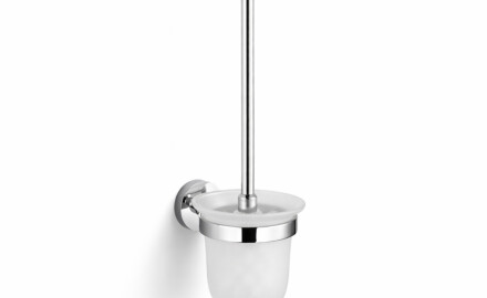 CLASSIC – Ripustettava WC-harja / himmeä lasi / kromi