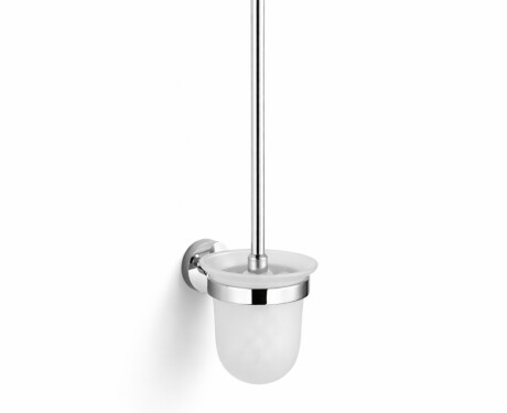 CLASSIC – Ripustettava WC-harja / himmeä lasi / kromi