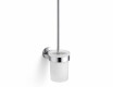CLASSIC – Ripustettava WC-harja / mattalasiastia / kromi