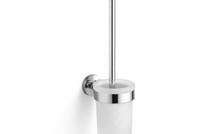 CLASSIC – Ripustettava WC-harja / mattalasiastia / kromi
