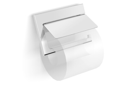 MILANO – WC-paperiteline / liikkuva, suojuksella / kromi