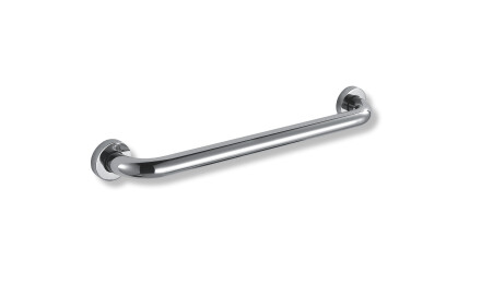 Tukikaide vammaisille, Ø32, suora, STANDARD – 50 cm / kiillotettu ruostumaton teräs